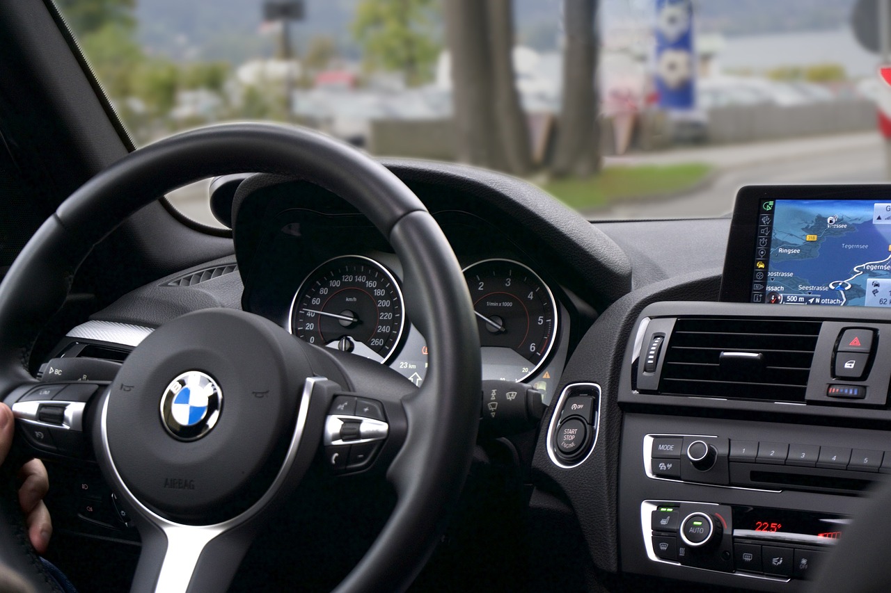 car, bmw, steering wheel